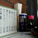 わたりや - わたしの席の卓上風景。