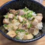 自家製多加水極太麺 ISAMI - 黒豚チャーシューご飯