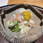 馳走 啐啄一十  - 長崎産の車海老と函館の毛蟹味噌　