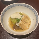 馳走 啐啄一十  - 穴子、大徳寺麩、広島の茄子