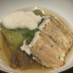 馳走 啐啄一十  - 穴子、大徳寺麩、広島の茄子