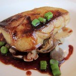 メゾン ドゥ アッシュ - フォアグラのソテーとキノコのリゾット