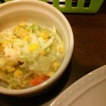 パスタイム - ワンコインランチ（コールスローサラダ）