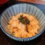 Tamasaka - 薩摩芋と紫蘇の実ご飯
