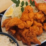 大衆食堂　増田屋 - 唐揚げアップ