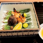 馬車道 大かわ - 車海老・椎茸・むかご・銀杏