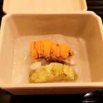 馬車道 大かわ - 甘鯛とウニ　水ナス