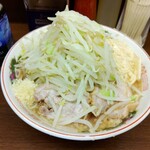 ラーメン二郎 - トロロ 小ラーメン 麺少なめ ヤサイニンニク