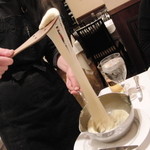 ブラッスリ 風間 - 【２度目】 本日のお目当て「アリゴ・ホッカイドウ」　(´∀｀)ノ~~~~ビヨーーン