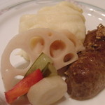 ブラッスリ 風間 - 【２度目】 アリゴのアップ（自分でとりわけます）