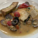小林食堂 - メイン 魚: 真鯛とズッキーニのアクアパッツァ