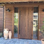 アンフォラ 村上 - 看板代わりのアンフォラ