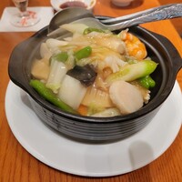 神楽坂 龍公亭 - 海鮮五目おこげ