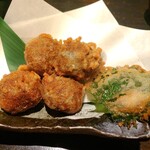 新潟肉と海鮮・50種の地酒 つるまる - 糸魚川めぎすの天ぷら