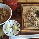 Shizuku An - 牛丼セット(ざるそば)