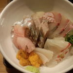 博多魚がし - 特上海鮮丼（アップ）