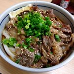 ばん家 - 肉ぶっかけ冷２玉