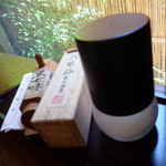 玄蕎麦 野中 - 卓上の様子
