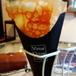 クレープアンドカフェ ヴァーチュ - 店舗のロゴを写してみました。