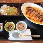Rokubee - 蕎麦・丼セット（おろし蕎麦＋ボルガライス）