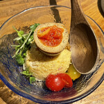 炭焼笑店 陽 - 煮卵ポテトサラダ