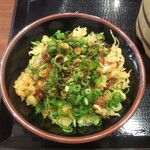 Marugame Seimen - 天かすネギ丼 を作りました!(^^)!(2021.09.23)