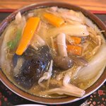 さくら本店 - (ﾗﾝﾁ)さくら定食 変わり鉢：かた焼そば　2021.9.21