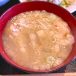 さくら本店 - (ﾗﾝﾁ)さくら定食 具だくさん味噌汁　2021.9.21