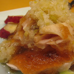 彩菜 - 蒸し鶏の香りねぎソース