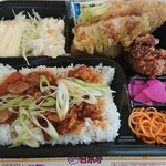 ほか弁　日本亭 - ラーからミックス弁当¥590-