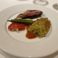Empire Steak House Roppongi - イワシの香草パン粉焼き、カナディアンベーコン、夏野菜のマリネ