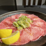 焼肉 神宮 - ネギ塩タン