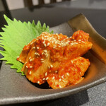 焼肉 神宮 - 長芋キムチ