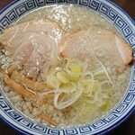 ウリナム食堂 - ノムノムこってり塩ラーメン（背脂入り）