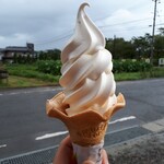 ささき牧場カフェ - 珈琲牛乳ミックス(400円)