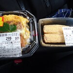 フレッシュバザール - 料理写真:ロースかつ重と厚焼き玉子