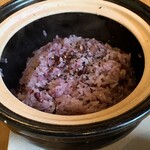 Konno Saketen - 赤玉蜀黍の土鍋ご飯赤玉蜀黍の土鍋ご飯