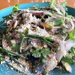 Spice&Dining KALA - 雲丹醤を使ったコクあるラープで秋刀魚は軽く〆てるのかな？？