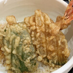 東家 - セットのミニ天丼