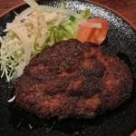 Honkaku Wagyu Uniku Ryouri Gyuuya - 牛肉のハンバーグ　1,200円