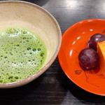 古長 - 懐石貴船　デザート、抹茶