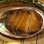 古長 - 懐石貴船　活けアワビのステーキ