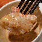 蒼 - ④炭火焼き赤座海老、赤座海老のビスクスープを浸けて
      香ばしさを纏った旨みに濃縮されたエキスの甘み&旨みを重ねた最強コンボ
      蒼さんのスペシャリテ、唯一無二の赤座海老尽くし！
      幸せ過ぎる！