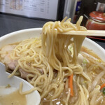 喜多郎 - あんかけラーメンの麺