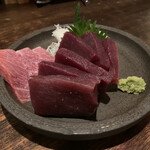 魚酔 - 鮪の赤身と中トロ