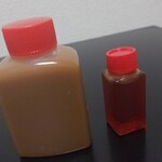 餃子屋 コソラ - 味噌ダレとラー油