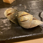 銀座鮨おじま - 小肌2枚載せ