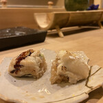 銀座鮨おじま - 穴子の塩＆タレ