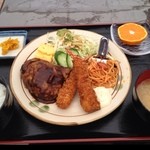 屋台村　あっちゃん亭 - ビジネス定食600円…いただきま～す！(^ ^)