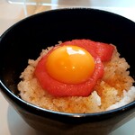 キラメキノトリ - カラスミ明太卵かけごはん